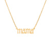Sterling Silver - MAMA Letter Necklace