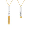 Be Kind of a Bi*ch - Hidden Message Necklace