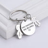 Personalized keychain - This Dad belongs to