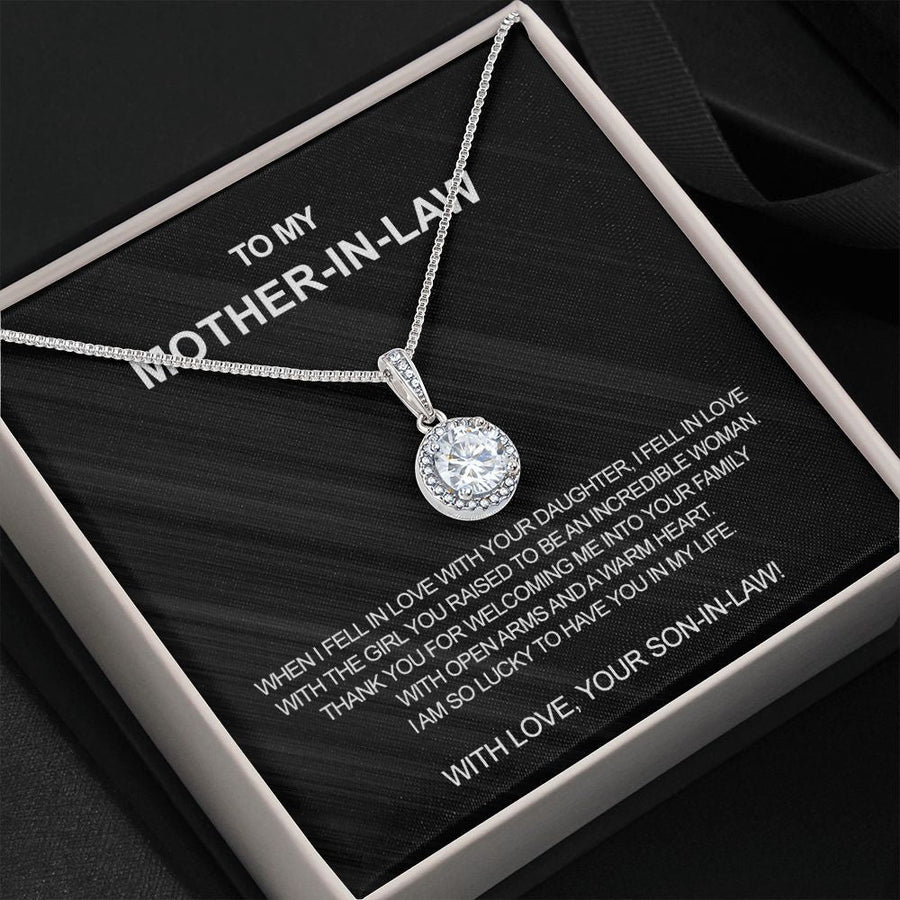 Crystal necklace - To my Mother in law