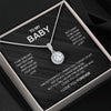 Sterling Silver Necklace - To my Baby