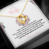 Sterling Silver Necklace - To my wife