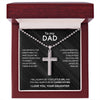 Luxury cross necklace - To my Dad