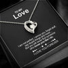 Sterling Silver Heart Necklace - To my Love