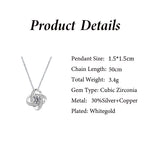 The Folded Fate Bond: Magnetic Clover & Heart Pendant