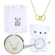 White Gift Box Necklace