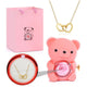 Pink Gift Box Necklace
