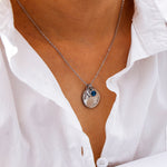 Unboxing experience of Personalised Sterling Silver Age, Disc and Birthstone Necklace personalized gift