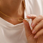Close-up detail of Mother's Day Gift - Name Necklace showing premium quality craftsmanship