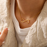 Lifestyle photo of Mother's Day Gift - Name Necklace as meaningful love gift