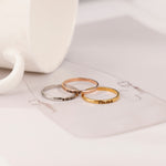 Unboxing experience of Stackable Ring - With Personalized Name personalized gift