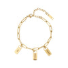 Chain Link Bracelet with Custom Charms