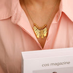 Side angle of personalized necklace Personalized necklace - For the best Mother in the world