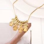 Personalized necklace - For the best Mother in the world gift-ready packaging with rose box presentation