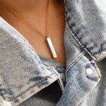 Close-up detail of Be Kind of a Bi*ch - Hidden Message Necklace showing premium quality craftsmanship