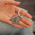Kid Charms Keychain Custom Text And Photo gift-ready packaging with rose box presentation