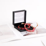 Close-up detail of Mother & Daughter Bracelet - Forever connected showing premium quality craftsmanship