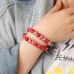 Lifestyle photo of Mother & Daughter Bracelet - Forever connected as meaningful love gift