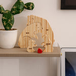 My family- Wooden Bear Puzzle Set custom engraving detail and material quality