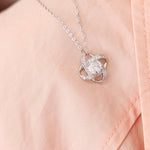 Gift wrapping and surprise packaging for Sterling Silver Necklace with a Luxury Rose Box