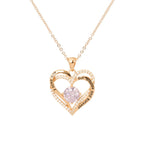 Sterling Silver Necklace - I love you always and forever gift-ready packaging with rose box presentation