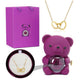 Purple Gift Box Necklace