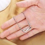 Endless Love - Sterling Silver Bracelet gift-ready packaging with rose box presentation