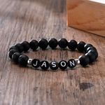 Lifestyle photo of Pearl bracelet with initial as meaningful love gift