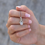 Side angle of personalized necklace Do it yourself - Create your individual gift