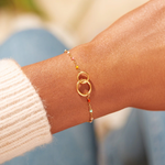 Luxury bracelet - To my Mom gift-ready packaging with rose box presentation