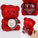 Sterling Silver Necklace - with real Rose Bear Giftbox worn styling photo showing elegant design