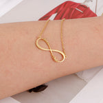 Side angle of personalized necklace Mother's Day Gift - Name Necklace