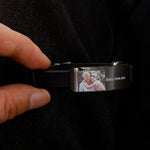 Custom Photo Engraved Bracelet gift-ready packaging with rose box presentation