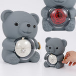 Sterling Silver Necklace - with real Rose Bear Giftbox gift-ready packaging with rose box presentation