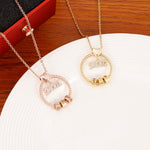 Side angle of personalized necklace Love Necklace - Best Gift For The Greatest Mother