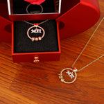 Love Necklace - Best Gift For The Greatest Mother custom engraving detail and material quality