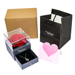 The Transparent Vow: Acrylic Rose Shrine & Pendant