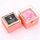 Necklace Gold Pink Gift Box