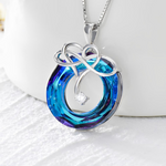 Lifestyle photo of Crystal necklace - To my favorite Person as meaningful love gift