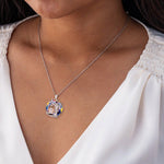 Lifestyle photo of Crystal necklace - To my amazing Sister as meaningful love gift