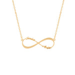 Mother's Day Gift - Name Necklace with custom engraving front view - Beyond Love