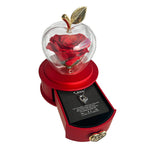 14k White Gold Necklace - With real Rose - To my Love gift-ready packaging with rose box presentation