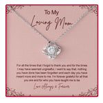 Lifestyle photo of Sterling Silver Necklace with Rose Box - Loving Mother as meaningful love gift
