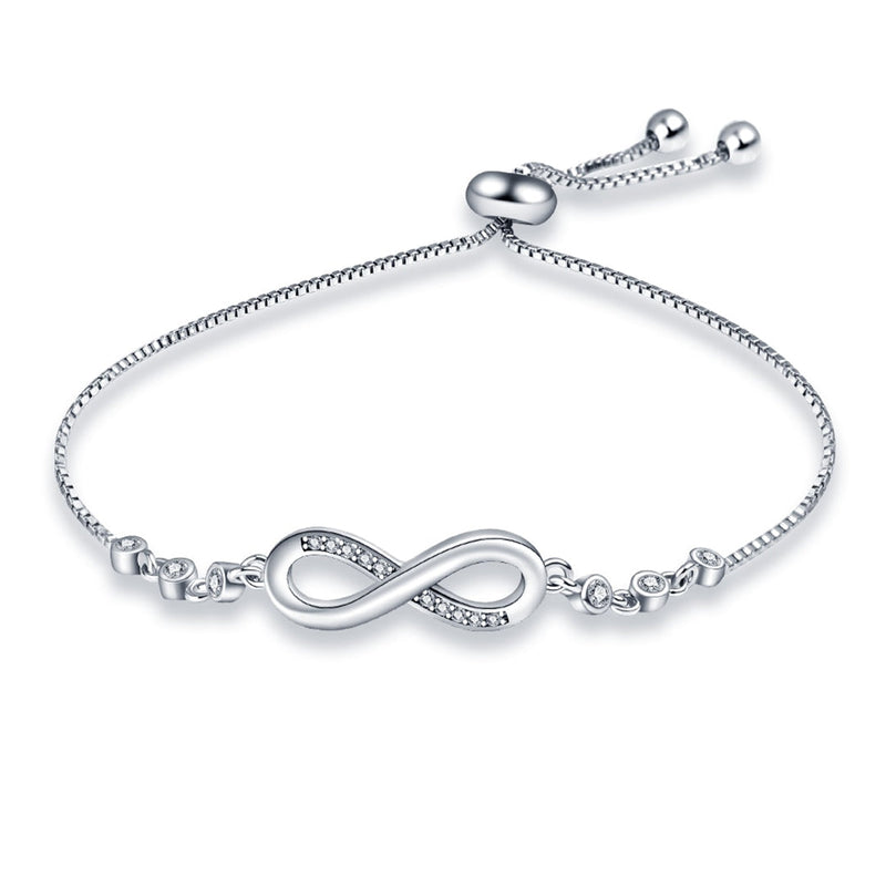 Endless Love - Sterling Silver Bracelet  front view - Beyond Love