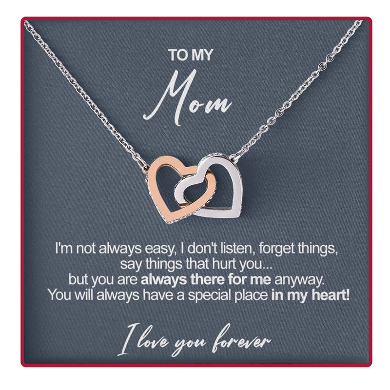 Close-up detail of Sterling Silver Necklace - With Real Rose - Beloved Mom showing premium quality craftsmanship