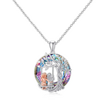 Crystal necklace - To my amazing Sister gift-ready packaging with rose box presentation