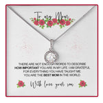 Unboxing experience of Sterling Silver Necklace - With Real Rose - To my Mom personalized gift