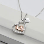 Baby necklace - To my Mother gift-ready packaging with rose box presentation