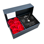 Lifestyle photo of Sterling Silver Necklace - With 6 Roses - To My Baby as meaningful love gift