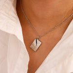 Lifestyle photo of Necklace with Hidden Love Letter – Romantic Gift for Her as meaningful love gift
